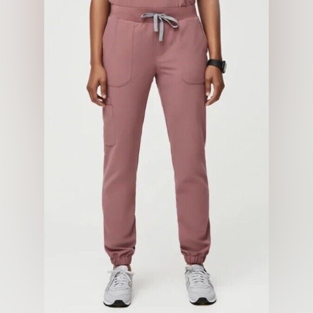 Mauve Taldora - Petite Skinny Jogger Scrub Pants